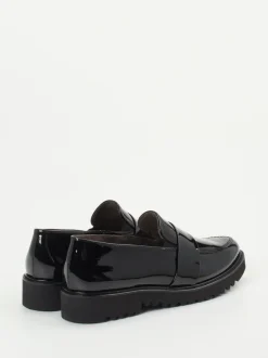 Paul Green – Loafer aus Lackleder in Schwarz