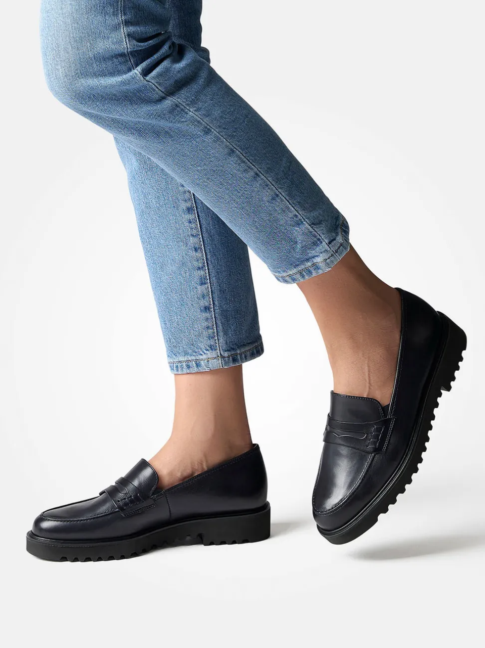 Paul Green – Loafer aus Lackleder schwarz