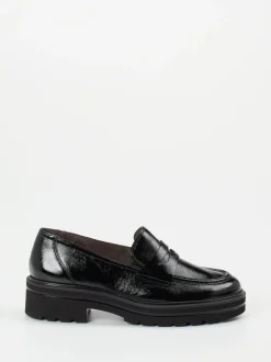 Paul Green – Loafer aus Lackleder schwarz