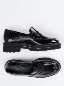 Paul Green – Loafer aus Lackleder schwarz