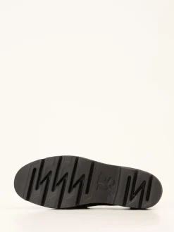 Paul Green – Loafer aus Nubukleder mit Kunstfell
