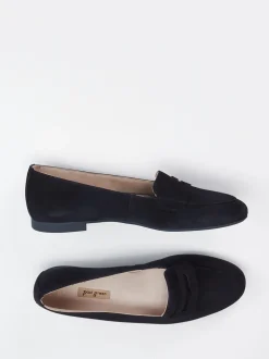 Paul Green – Loafer aus Veloursleder dunkelblau