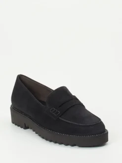 Paul Green – Loafer aus Veloursleder schwarz