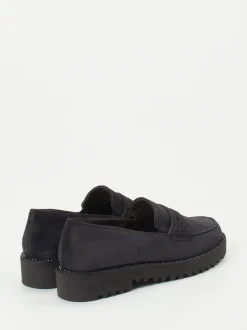 Paul Green – Loafer aus Veloursleder schwarz