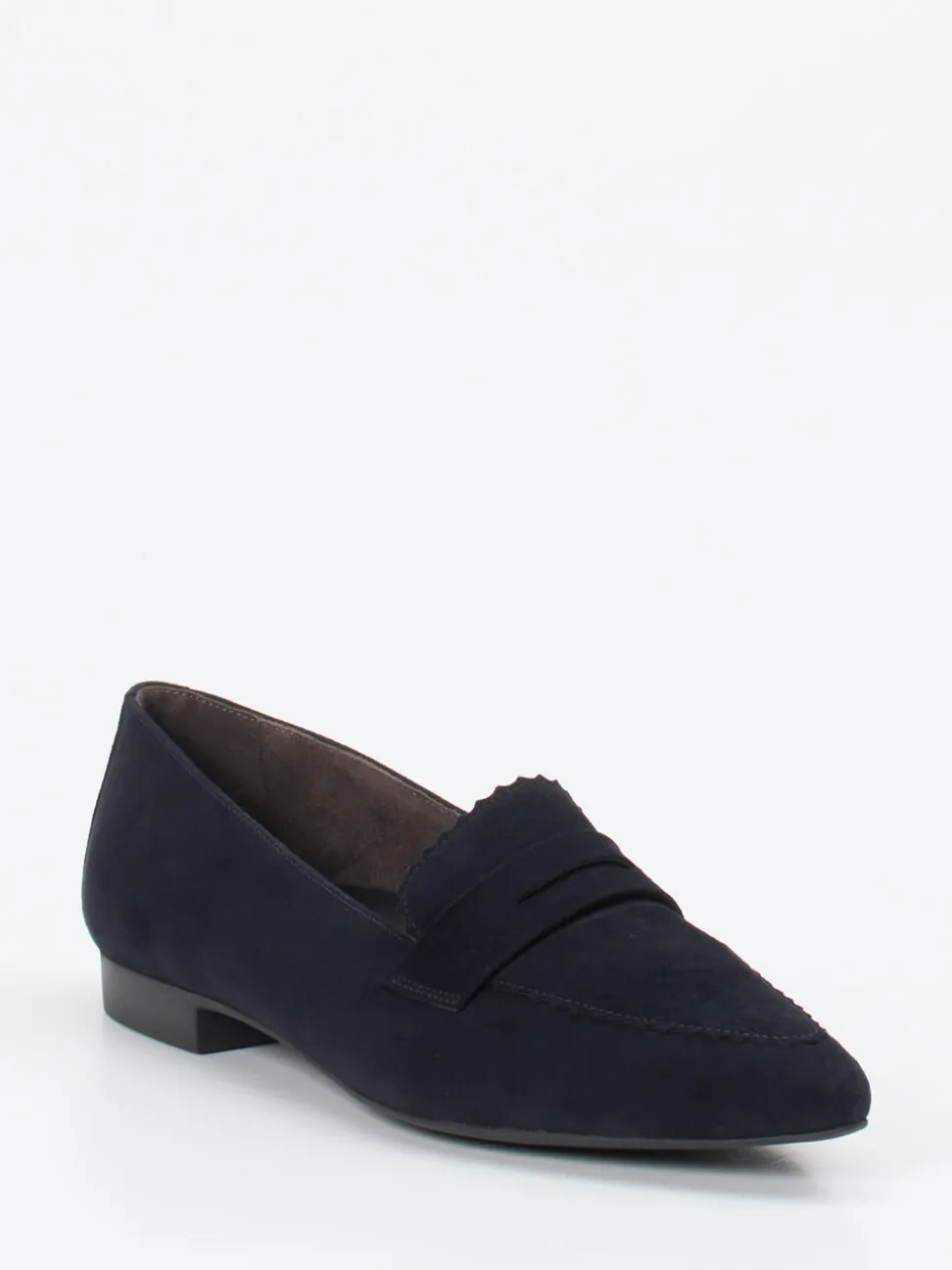 Paul Green – Loafer aus Veloursleder dunkelblau