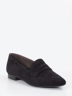 Paul Green – Loafer aus Veloursleder Schwarz
