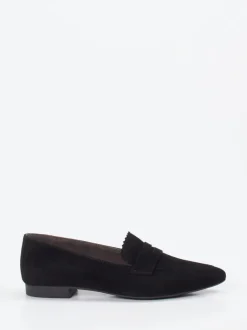 Paul Green – Loafer aus Veloursleder Schwarz