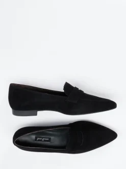 Paul Green – Loafer aus Veloursleder Schwarz