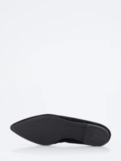 Paul Green – Loafer aus Veloursleder Schwarz