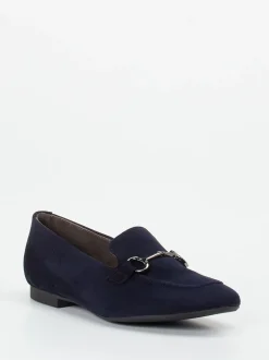 Paul Green – Loafer aus Veloursleder Dunkelblau