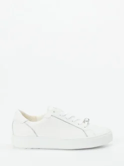 Paul Green – Low-Top Sneaker aus Kalbleder weiß