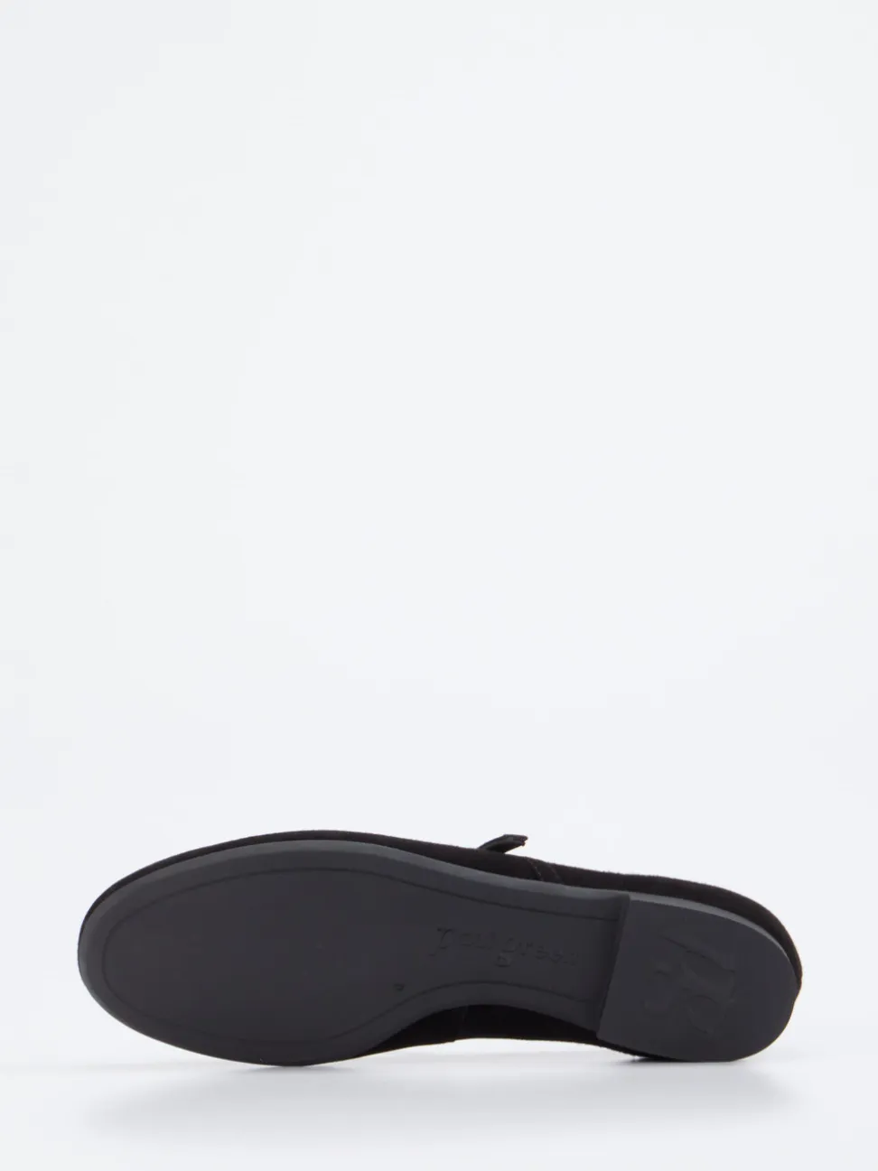 Paul Green – Mary Jane Ballerinas aus Veloursleder Schwarz
