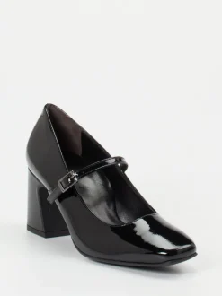 Paul Green – Mary Jane Pumps aus Lackleder schwarz