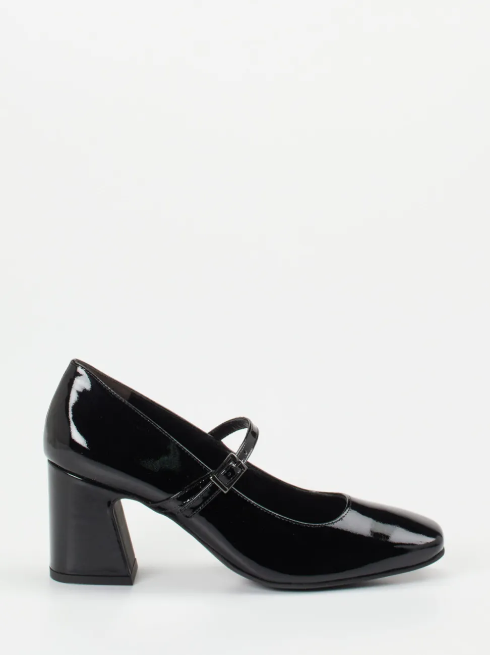 Paul Green – Mary Jane Pumps aus Lackleder schwarz