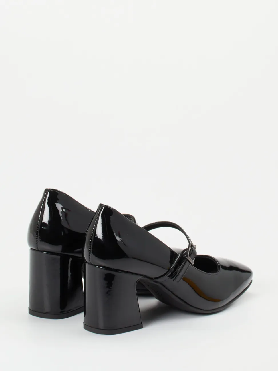 Paul Green – Mary Jane Pumps aus Lackleder schwarz