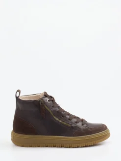 Paul Green – Mid-Top Sneaker aus Nubukleder braun