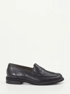 Paul Green – Penny Loafer aus Kalbleder Dunkelblau