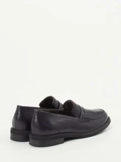 Paul Green – Penny Loafer aus Kalbleder Dunkelblau