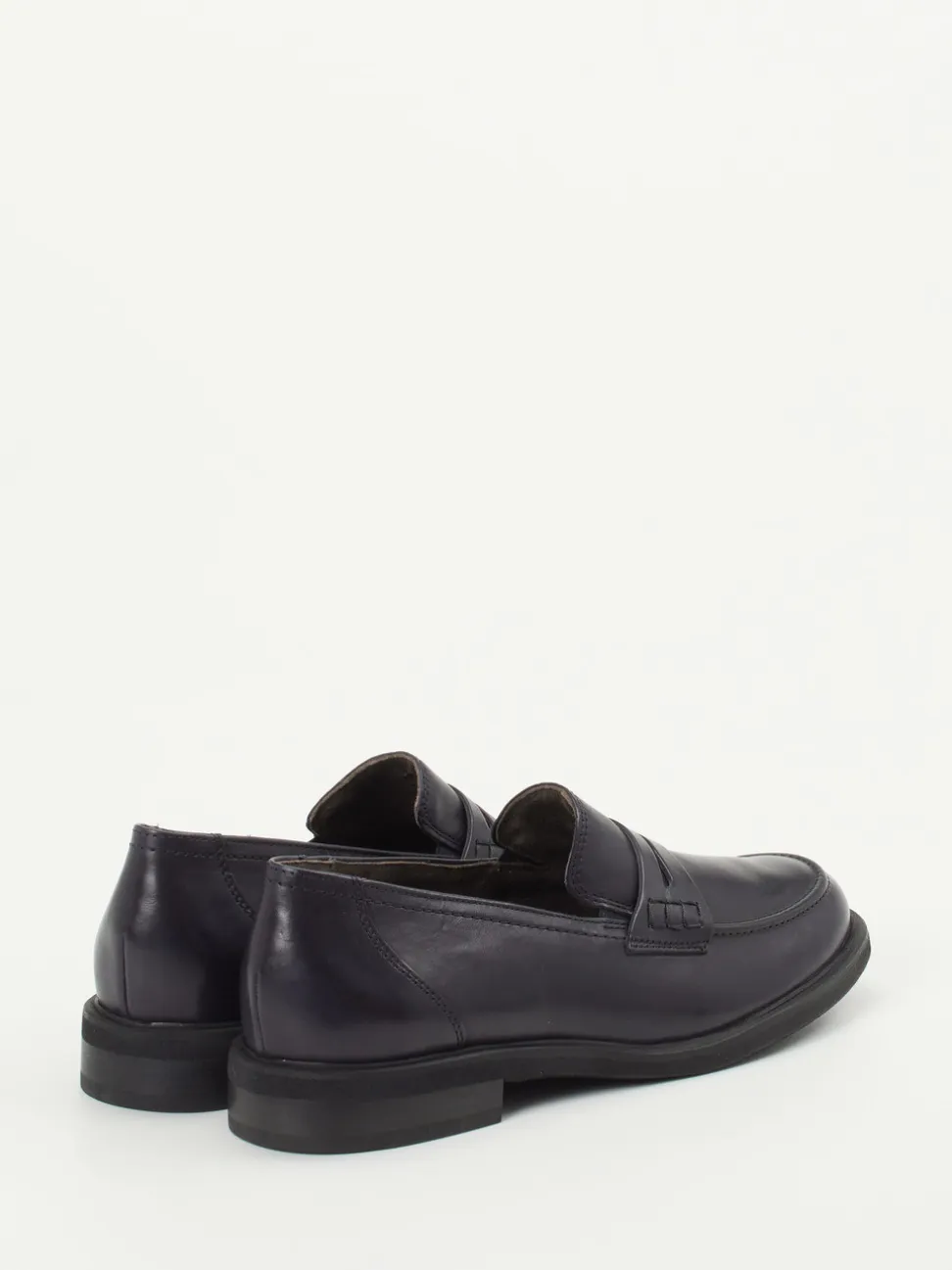 Paul Green – Penny Loafer aus Kalbleder Dunkelblau