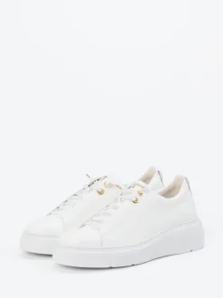 Paul Green – Plateau-Sneaker aus Kalbleder Weiß