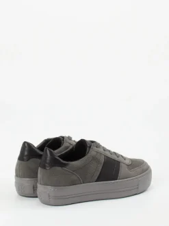 Paul Green – Plateau-Sneaker aus Nubukleder Grau
