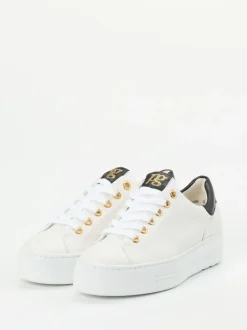 Paul Green – Plateau-Sneaker aus Kalbleder Weiß