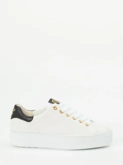 Paul Green – Plateau-Sneaker aus Kalbleder Weiß