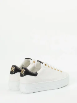 Paul Green – Plateau-Sneaker aus Kalbleder Weiß