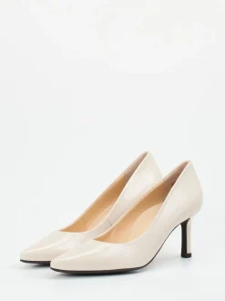 Paul Green – Pumps aus Lackleder in Cremeweiß