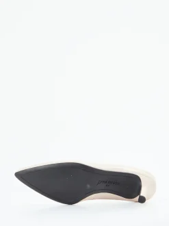 Paul Green – Pumps aus Lackleder in Cremeweiß