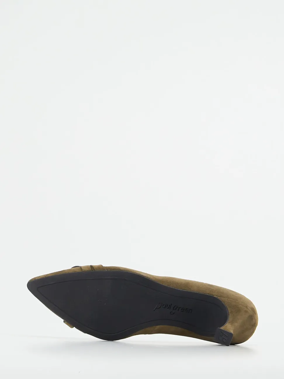 Paul Green – Pumps aus Veloursleder olivbraun