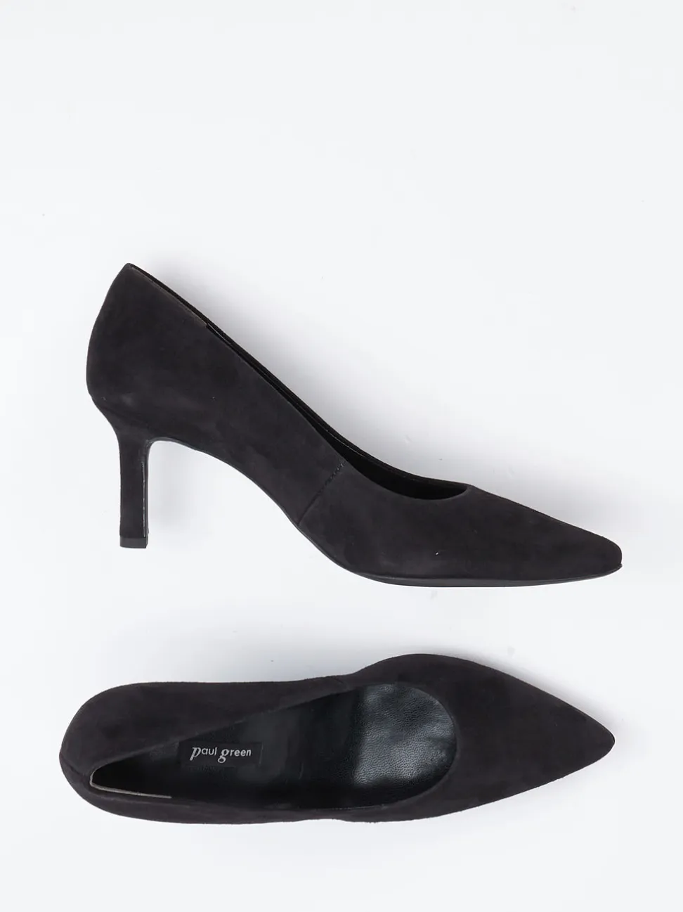 Paul Green – Pumps aus Veloursleder in Schwarz