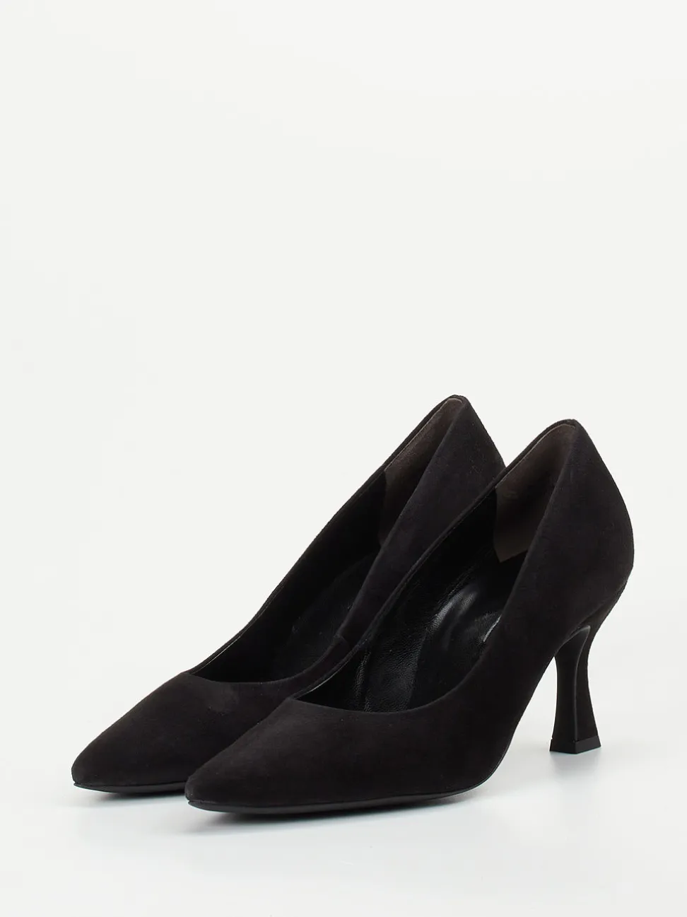 Paul Green – Pumps aus Veloursleder tiefschwarz