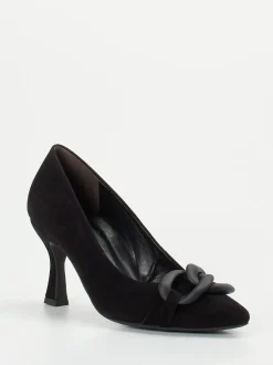 Paul Green – Pumps aus Veloursleder in Schwarz