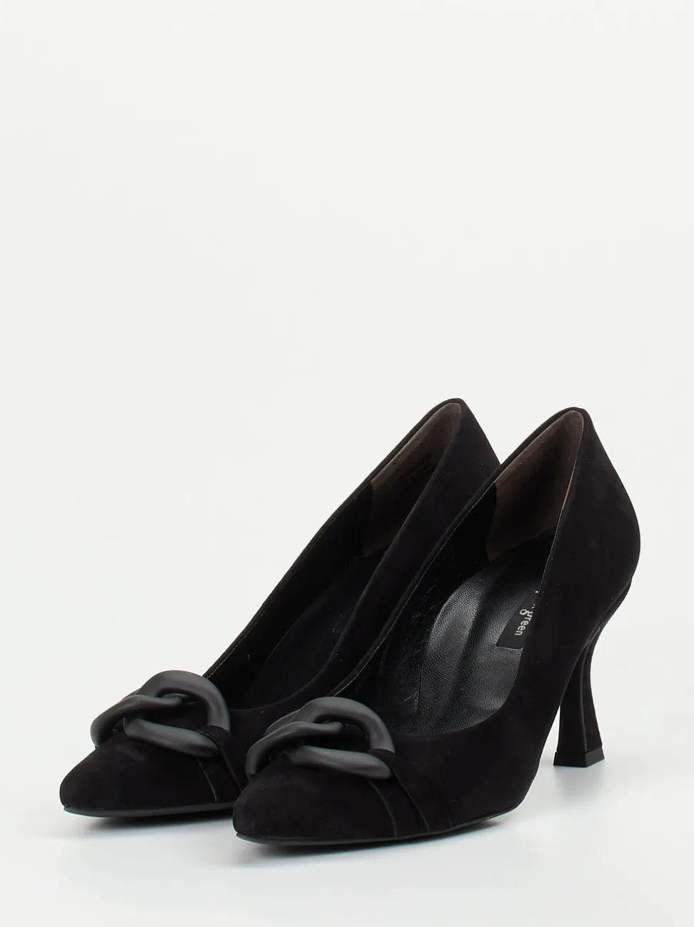 Paul Green – Pumps aus Veloursleder in Schwarz