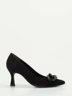 Paul Green – Pumps aus Veloursleder in Schwarz