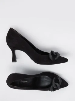 Paul Green – Pumps aus Veloursleder in Schwarz
