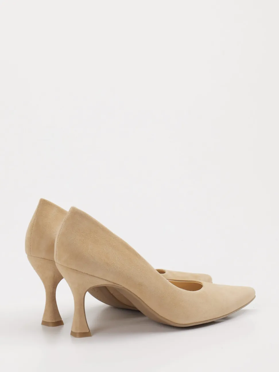 Paul Green – Pumps aus Veloursleder in Beige