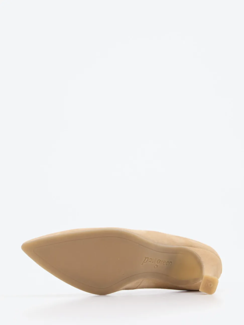 Paul Green – Pumps aus Veloursleder in Beige