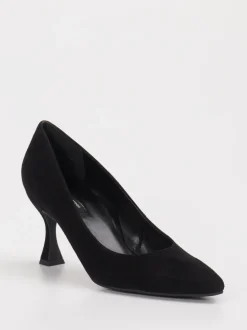 Paul Green – Pumps aus Veloursleder in Schwarz