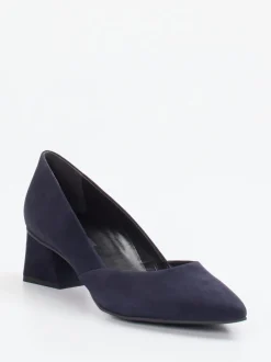 Paul Green – Pumps aus Veloursleder dunkelblau