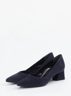Paul Green – Pumps aus Veloursleder dunkelblau