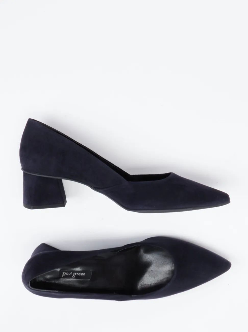 Paul Green – Pumps aus Veloursleder dunkelblau