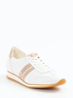 Paul Green – Retro-Sneaker aus Leder in Weiß