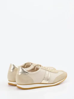 Paul Green – Retro-Sneaker aus Leder in Beige
