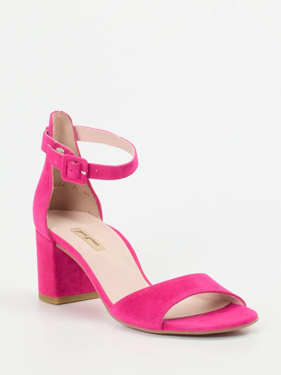 Paul Green – Sandalette aus Veloursleder Pink