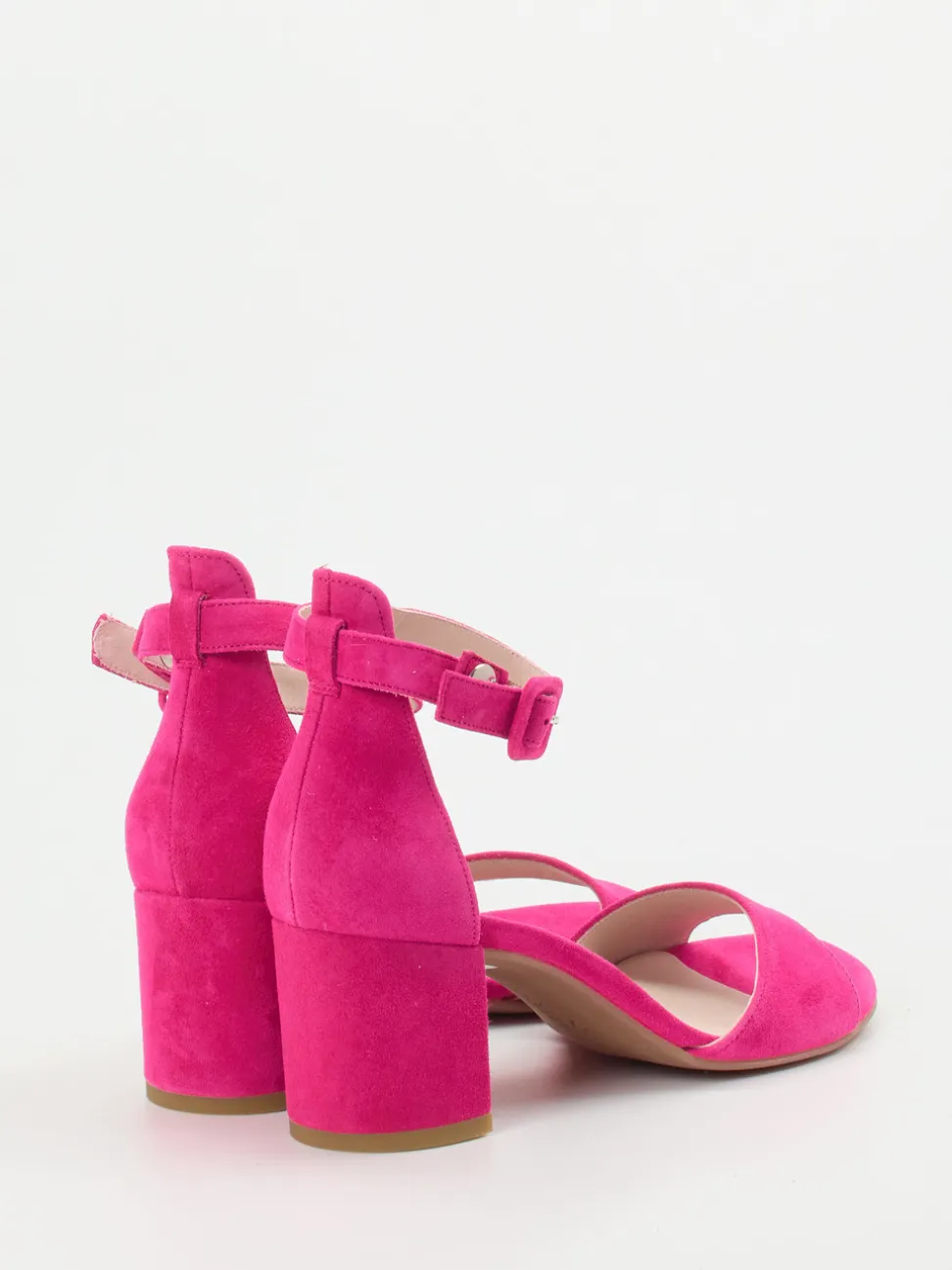 Paul Green – Sandalette aus Veloursleder Pink