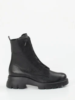 Paul Green – Schnürboots aus Kalbleder schwarz