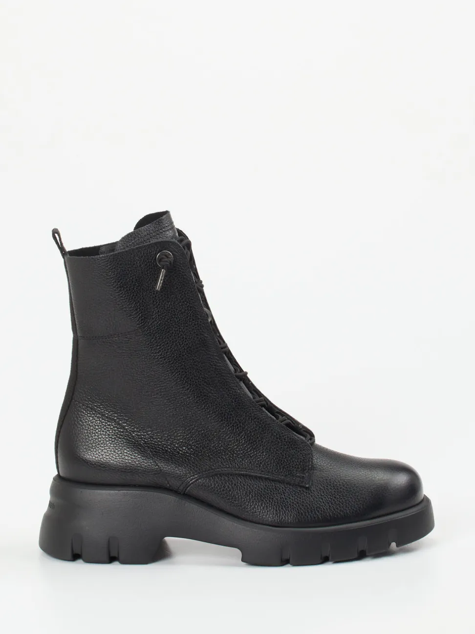 Paul Green – Schnürboots aus Kalbleder schwarz