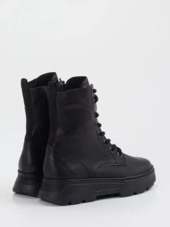 Paul Green – Schnürboots aus Kalbleder schwarz